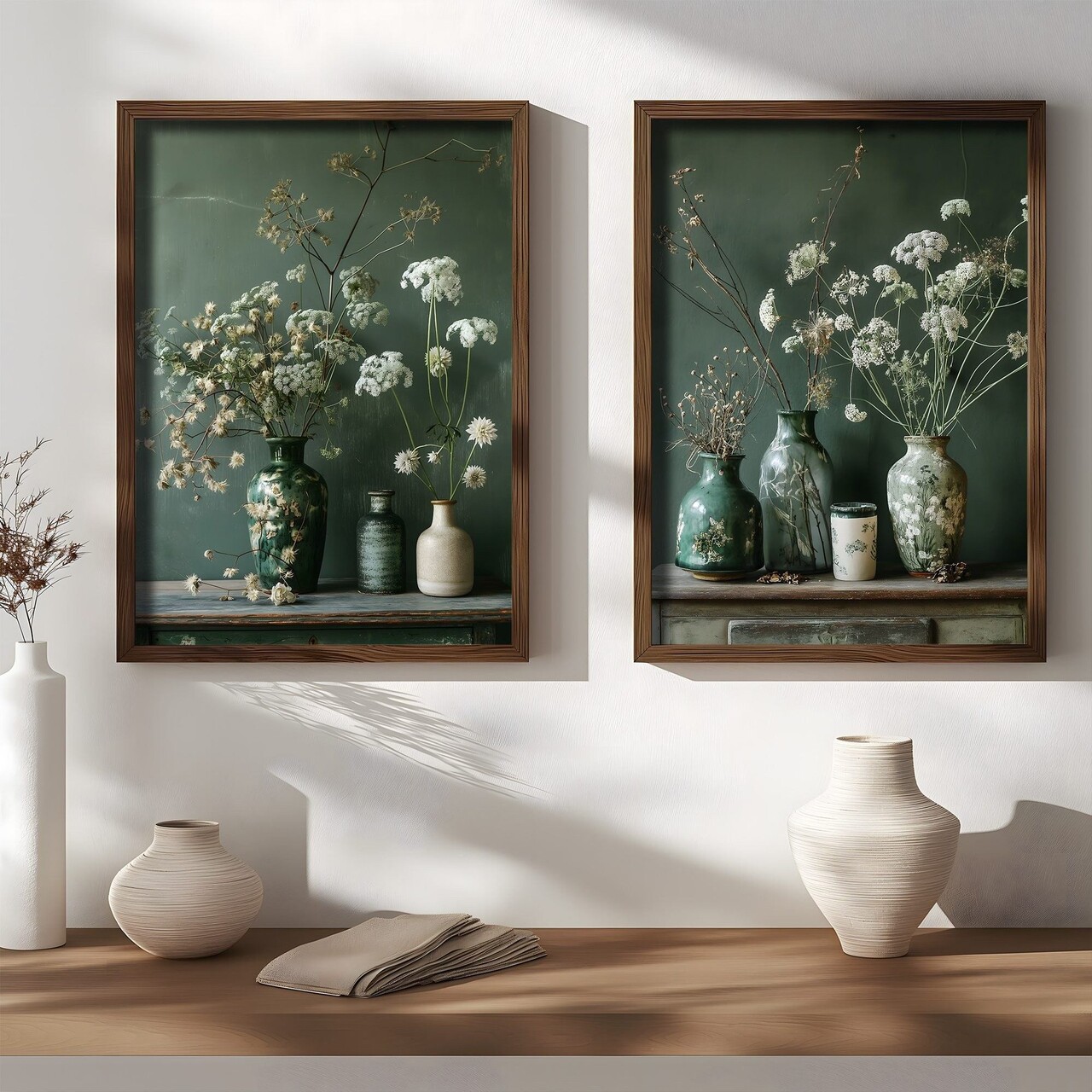 Set 2 tablouri decorative AI202 Cadru: 100% MOLID Multicolor