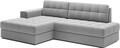 Coltar extensibil stanga 3 locuri ELTAP, LT-04SO, Blezalt, 240x150x82 cm, lemn/poliester, gri deschis