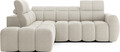 Coltar extensibil stanga 4 locuri ELTAP, LT-18ROY, Falconn, 258x208x107 cm, lemn/poliester, bej deschis