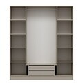 Dulap pentru haine, Hanah Home, Nisa, 180x210x52 cm, Gresie