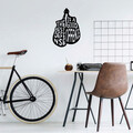 Decoratiune de perete, The Best Defense Is A Good Offence, Metal, 50 x 70 cm, Negru