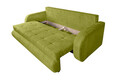 Canapea extensibila Genoa Verde, 230x97x78 cm, cu lada de depozitare