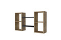 Raft de perete, Puqa Design, Bambi, 105x60x19.6 cm, PAL, Safir / Antracit