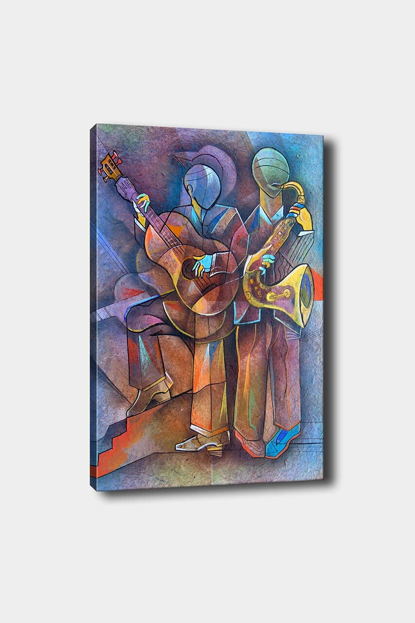 Tablou decorativ, 1541761268-5070, Canvas, Rama din lemn (grosime 3 cm), Multicolor — imaginea 2