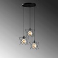 Lustra, Tatum, 584TTM2117, Metal, Negru