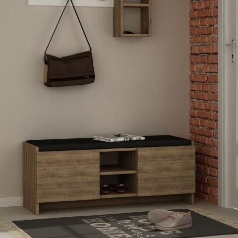 Pantofar Homitis, Zulla – Dark Oak, 37x110x43 cm Mobilier hol