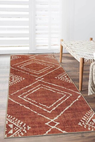 Covor, DC-7277-YOLLUK-101, 160x250 cm, Poliester, Caramiziu