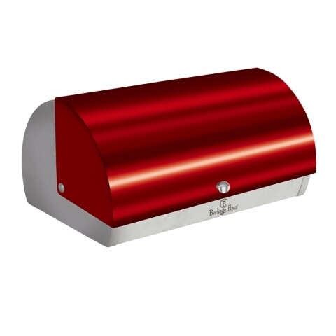Cutie pentru paine, Berlinger Haus, 38.5 x 28 x 18.5 cm, inox, burgundy