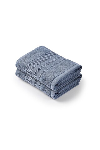 Set prosoape, Whitney, Piramit, Bumbac, Albastru indigo