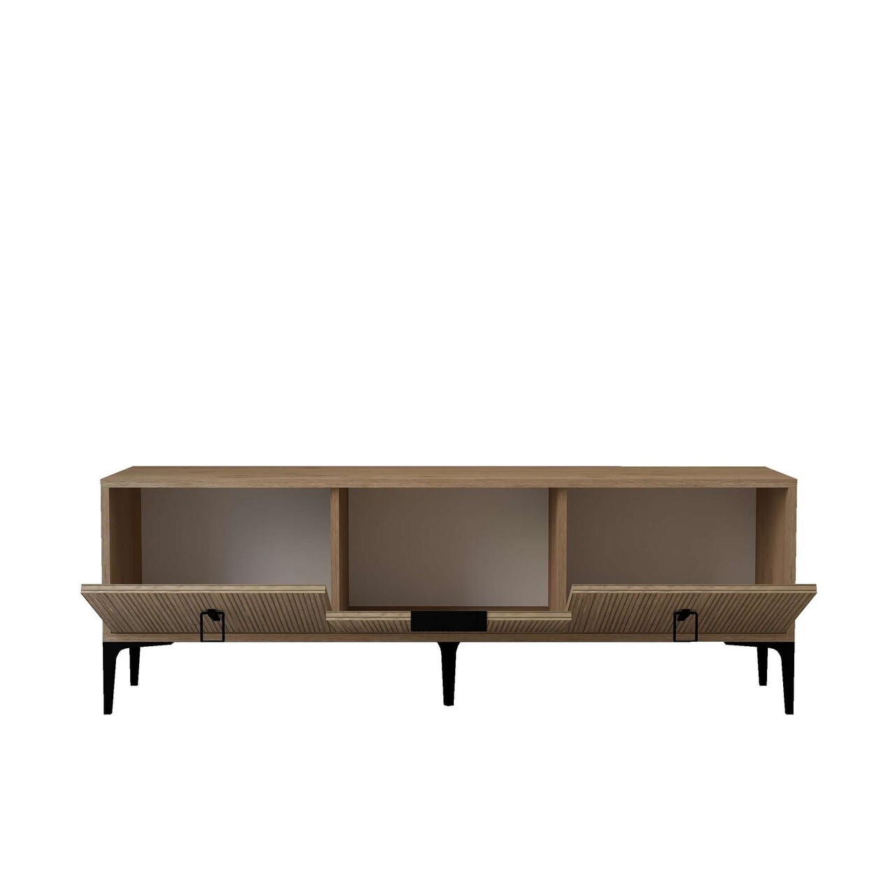 Comoda TV, Hanah Home, 3503 Neva, 150x49.5x35 cm, PAL, Maro - view 8
