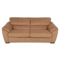 Canapea 3 locuri extensibila, Jayden, L.214 l.102 H.95, stofa, cappuccino