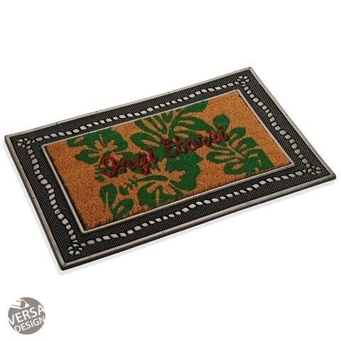 Covoras de intrare leaves, versa, cauciuc/fibra de nuca de cocos, 40x60 cm