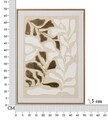 Tablou decorativ Goldy  -H, Mauro Ferretti, 50x70 cm, canvas/lemn de pin/plastic, multicolor