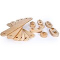 Placă de echilibru pentru copii, Rosewood, BLTYZ-AKTV016, Stejar