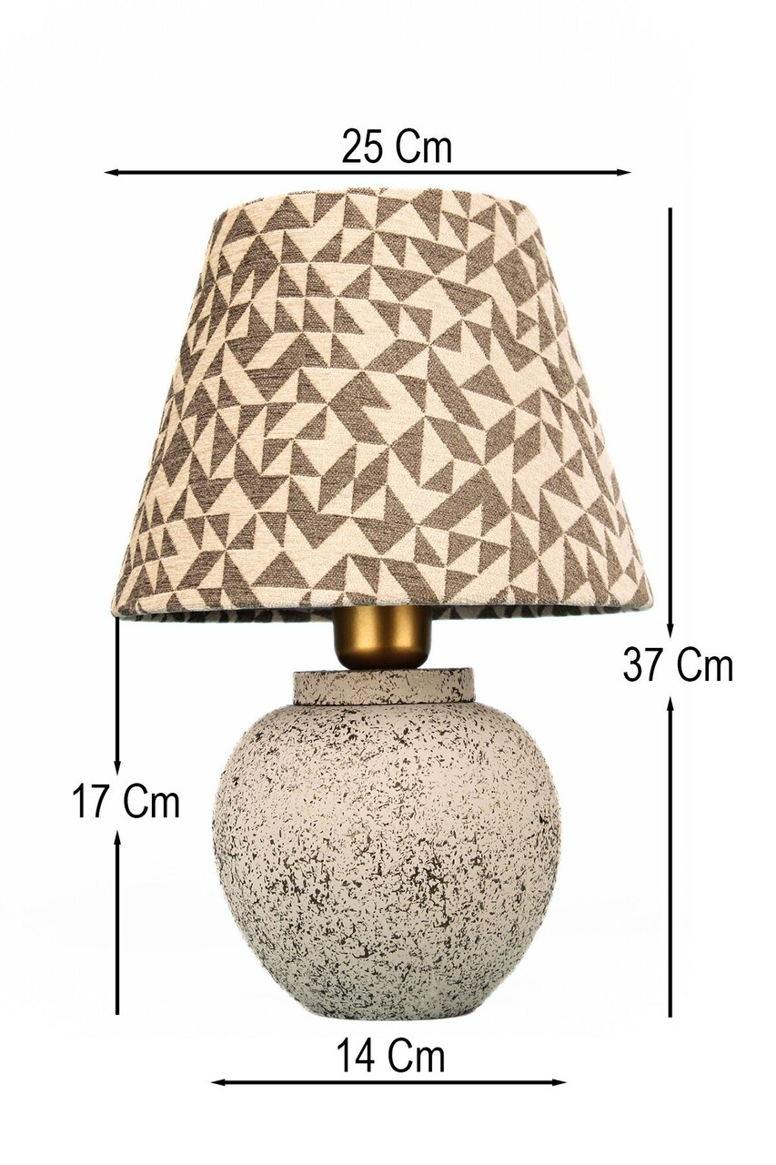 Lampa de masa, Opviq, 687HMY2470, Multicolor - imagine 2