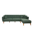 Coltar, Unique Design, 867UNQ1413, Lemn de carpen, Verde