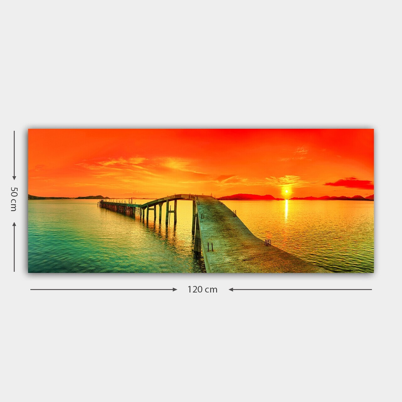 Tablou decorativ, YTY105983024_50120, Canvas, Rama din lemn (grosime 3 cm), Multicolor — imaginea 3
