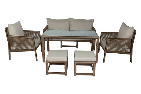 Set mobilier de gradina, Jumilla, Otto Sofa, Maro inchis Jumilla