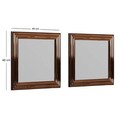 Set 2 oglinzi decorative, Siam, Bale, MDF , Bronz