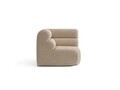 Modul coltar, Neo, Micadoni Home, 100x100x83 cm, tesatura Chenille Silencio, bej sand