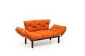 Canapea extensibilă de grădină cu 2 locuri, Atelier del Sofa, 859FTN2909, Portocaliu