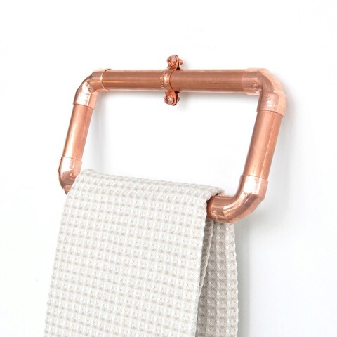 Raft de perete, evila originals, cop004, 22x12x5 cm, aur roz
