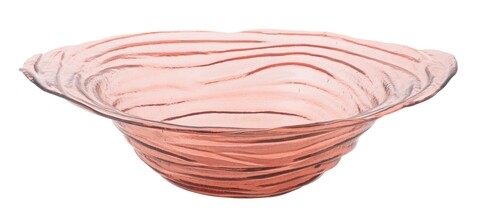 Bol decorativ Dancy, Mauro Ferretti, Ø 48×14 cm, sticla reciclata, roz