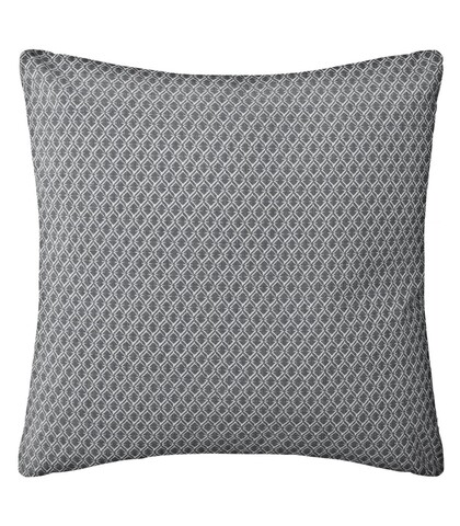 Perna decorativa, Pattern Otto, 38x38 cm, bumbac/poliester, gri