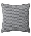 Perna decorativa, Pattern Otto, 38x38 cm, bumbac/poliester, gri