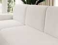 Coltar extensibil stanga 4 locuri ELTAP, Aurumm, 285x180x92 cm, lemn/poliester, alb
