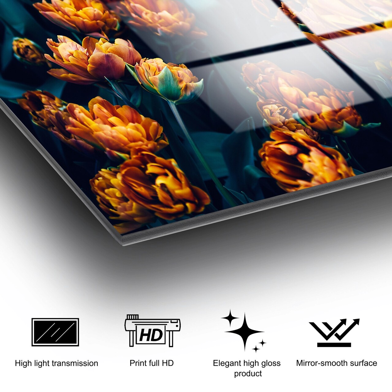 Tablou decorativ, UV-760 70 x 100, 70 x 100 cm, Multicolor - view 9
