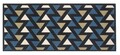 Covor pentru bucatarie Delos, Decorino, 50x120 cm, poliester, albastru