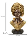 Figurina /sculptura decorativa  Nairobi, Mauro Ferretti, 15x12x28 cm, polirasina, multicolor