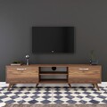 Comoda TV A9 - 221, Rani, 180x35x48.6 cm, maro