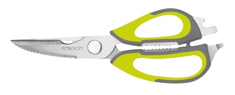 Foarfeca universala ambition, 23 cm, inox, verde