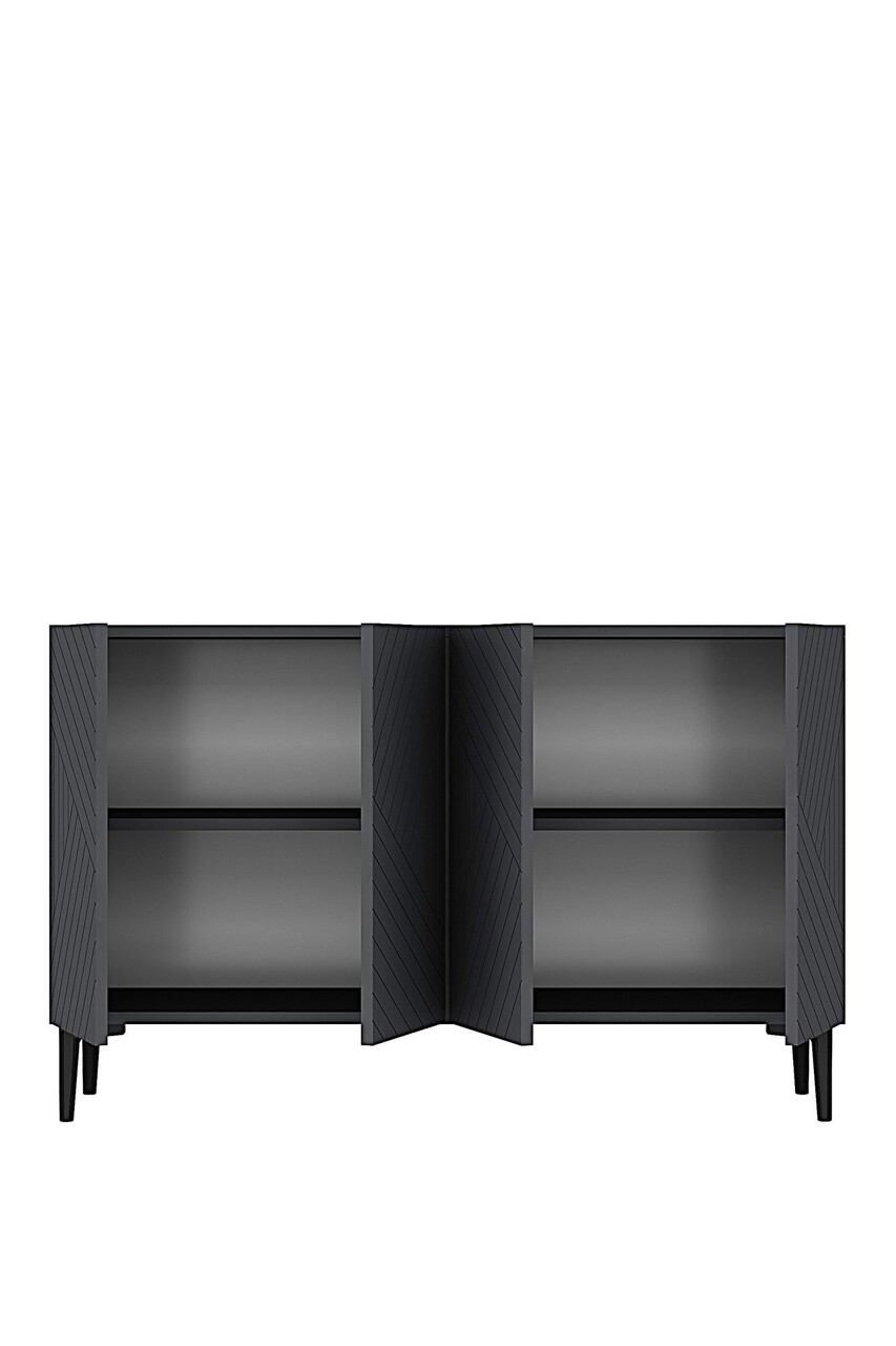 Consola, Hanah Home, Ferro 120, 120x75x32 cm, Antracit - view 7