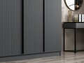 Dulap pentru haine, Minerva, Kale Plus, 180x210x52 cm, PAL, Antracit