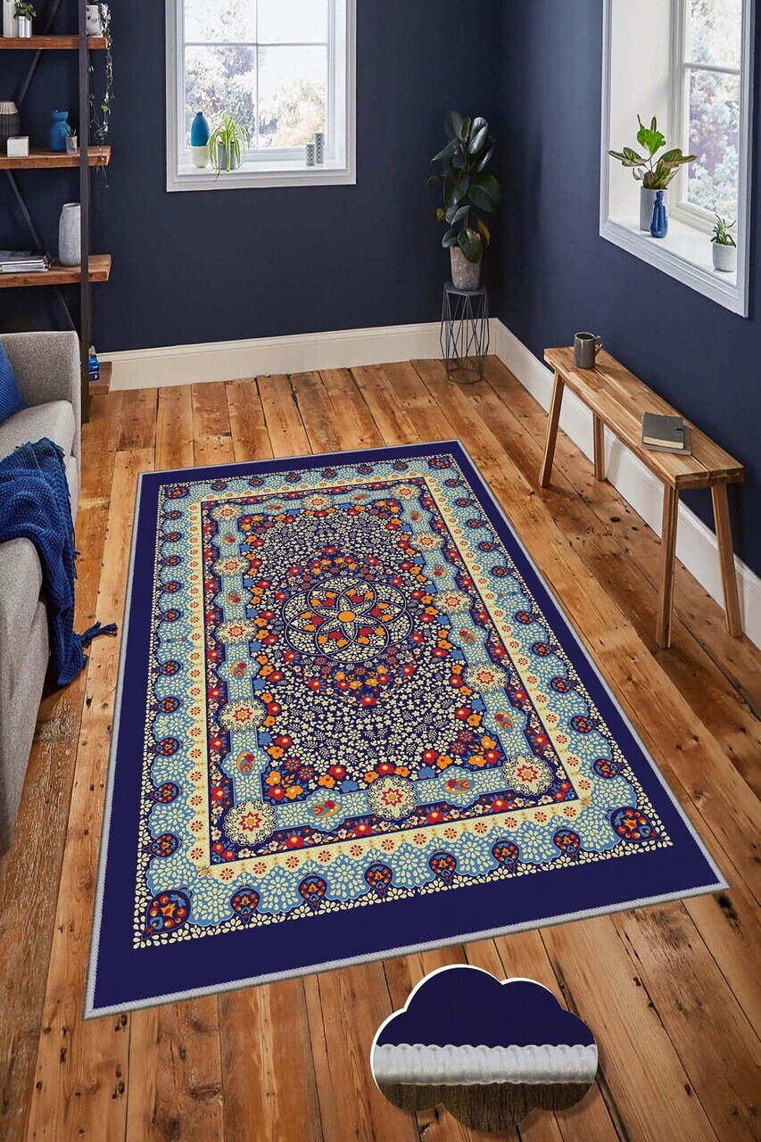 Covor Hmnt679 160x230 cm Poliester Multicolor