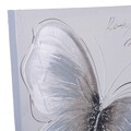 Tablou decorativ, Butterfly Wings, Creaciones Meng, 40x40 cm, canvas/lemn de brad