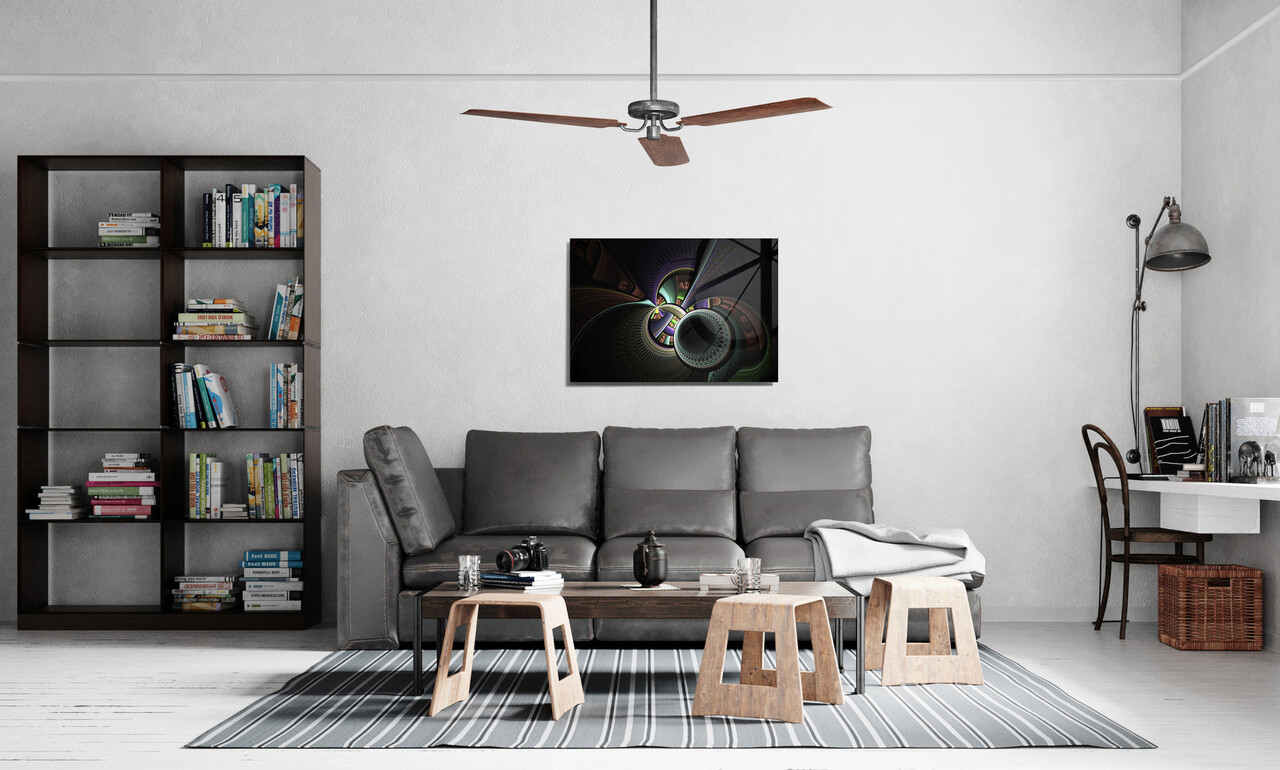 Tablou decorativ, 1309, Sticla temperata, 30 x 45 cm, Multicolor - 1 | YEO