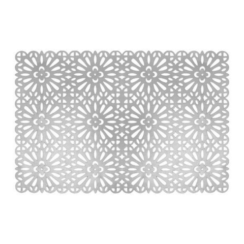Suport farfurie Glamour Style, Ambition, 30x45 cm, PVC, argintiu
