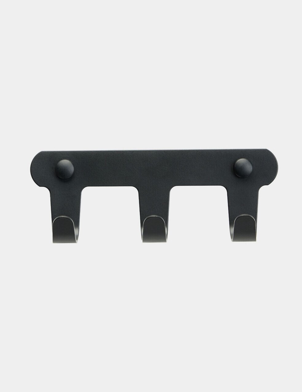 Cuier de perete, Hanah Home, Smart 3, 16.5x6x3 cm, Inox, Negru - view 2