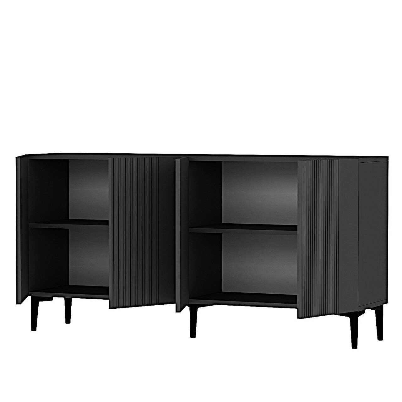 Consola, Hanah Home, Corsa 150, 150x75x32 cm, Antracit - view 5