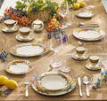 Serviciu de masa 18 piese, Prospero, Brandani, portelan New Bone China