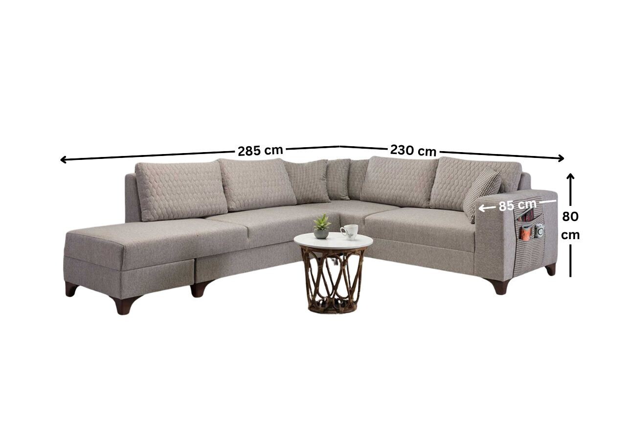 Coltar, Atelier del Sofa, 752EST1399, Lemn de carpen/PAL melaminat, Crem - view 6