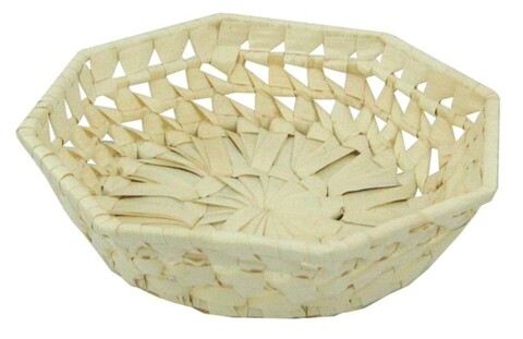 Cos pentru paine palma, ambition, 19x19 cm, frunze de palmier, bej