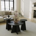 Set masute de cafea, Neostill, Mushroom 3, PAL, Negru