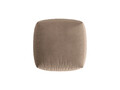 Taburet, Chris-184, Micadoni Home, 100x100x43 cm, catifea, maro deschis