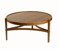 Masuta de cafea, Hanah Home, Ren 100, 100x46x100 cm, LEMN MASIV DE FAG, Maro