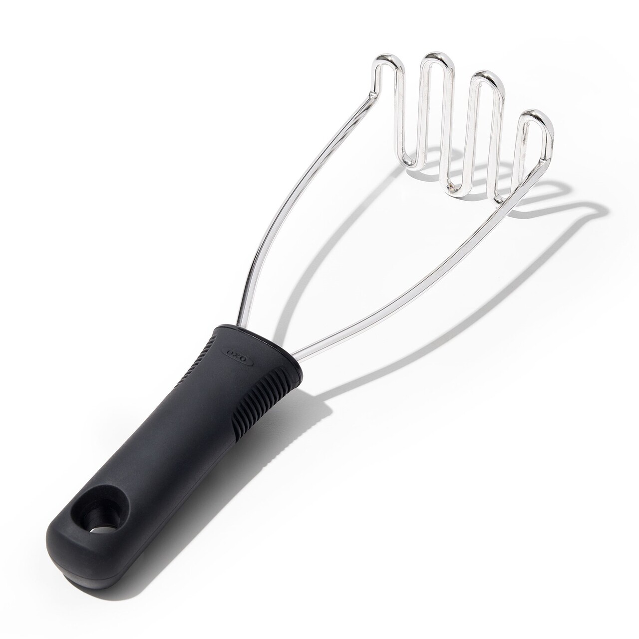 Zdrobitor cartofi, inox, 27 cm, "Good Grips" - OXO - imagine 4